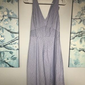 J. Crew Factory Lavender Pleated Dress